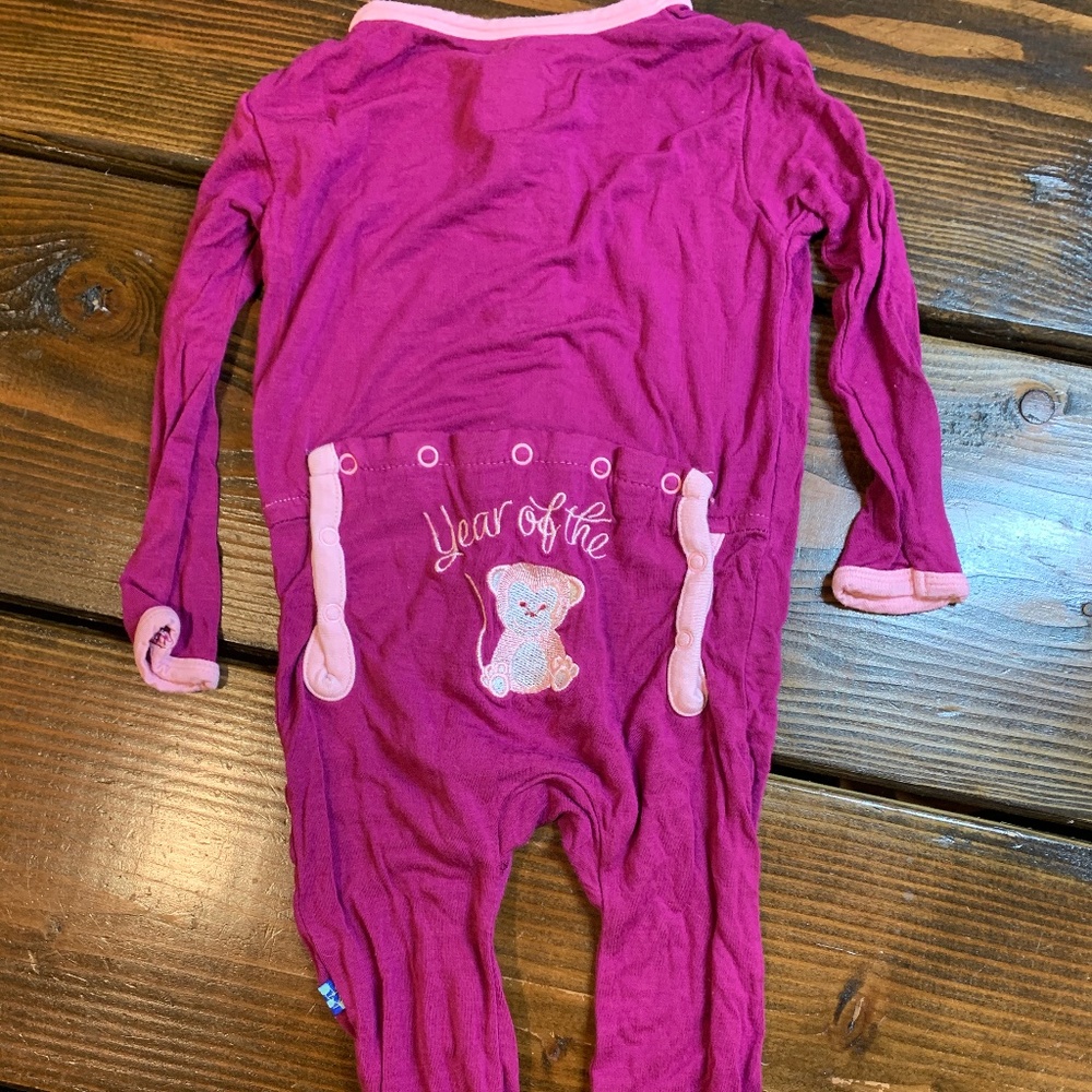 Kickee Pants Applique Coverall with Snaps
